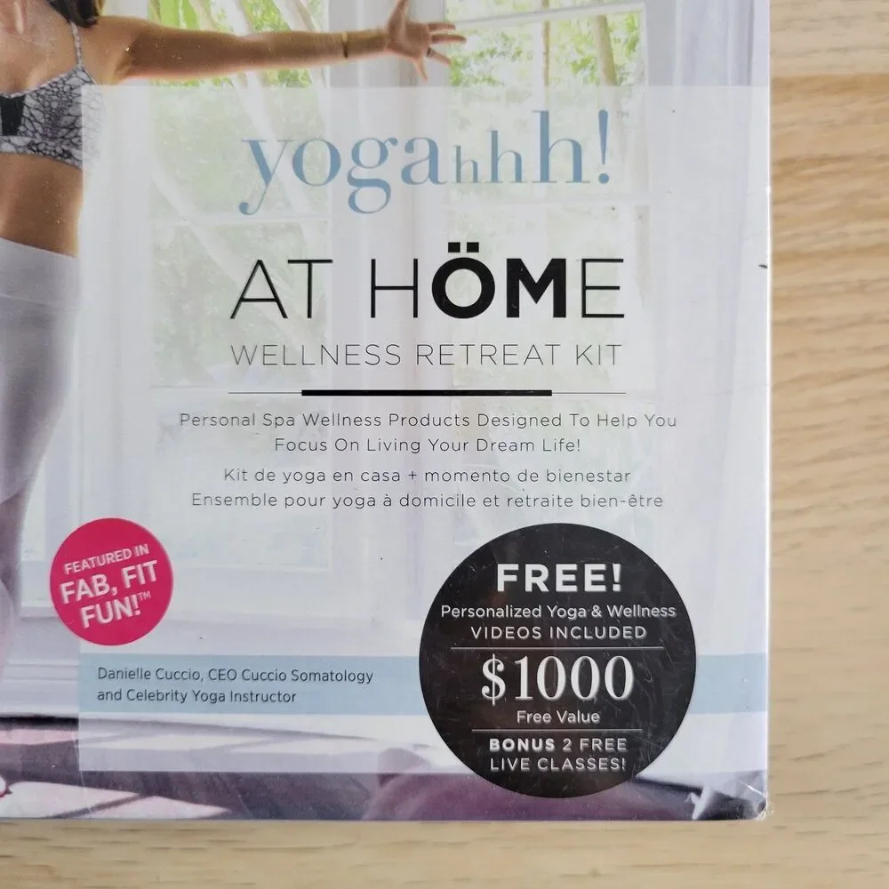 Cuccio Somatology At Home YOGAHHH Retreat Kit Milk Bath Balm Mist Yoga Video NEW